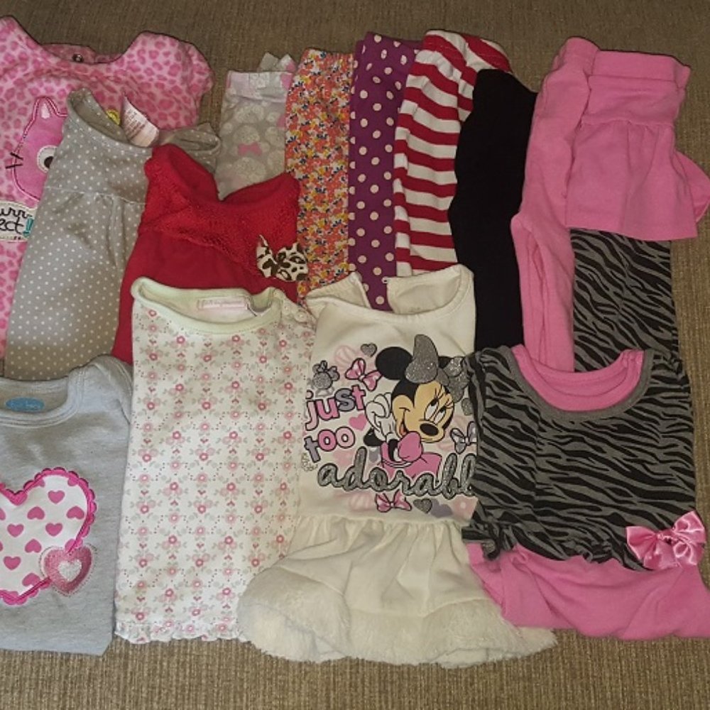 Girls 14 PC Bundle 6-9 Months Fall/Spring